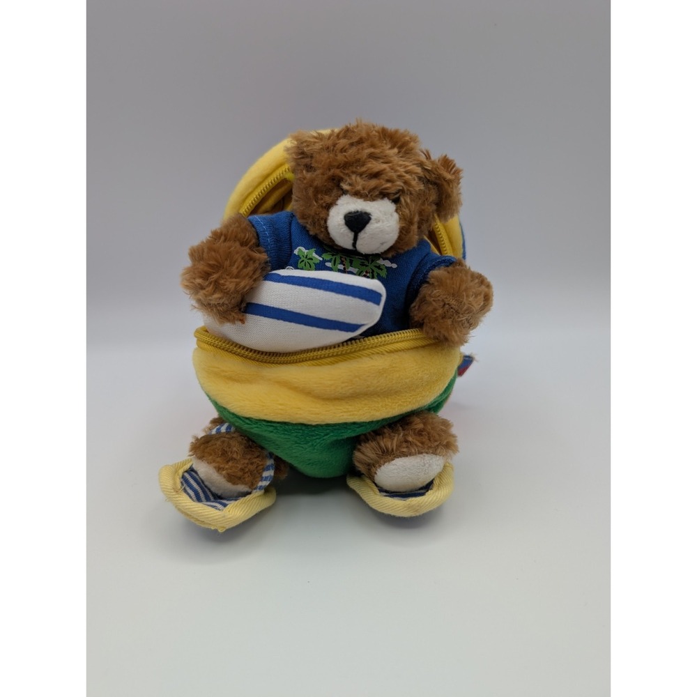Plushland Beach Ball Plush Bear March Of Dimes Bean Bag 2006
